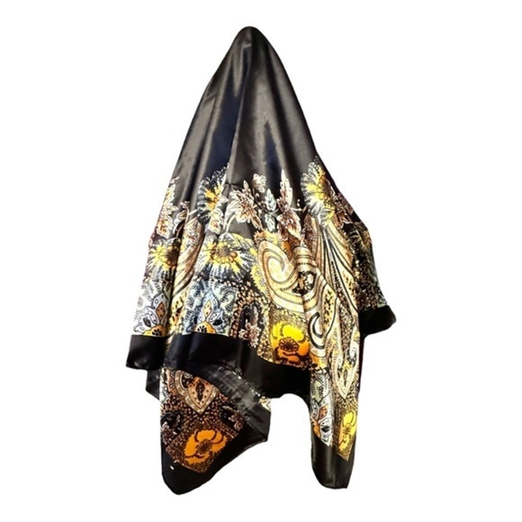 Paisley Satin Scarf NWT - Picture 4 of 5